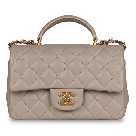 chanel classic top handle mini|chanel mini rectangular flap bag.